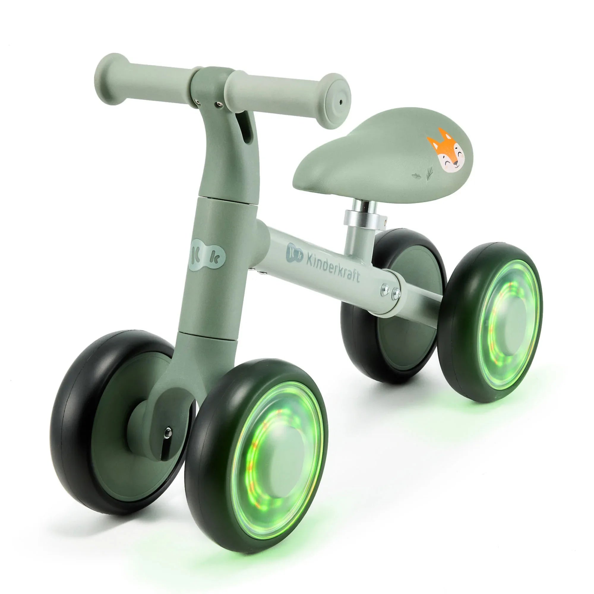 Kinderkraft CUTIE FLASH колело за баланс GREEN by KinderKraft