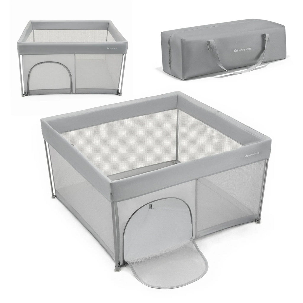 Kinderkraft ZIKI кошара за игра GREY by KinderKraft