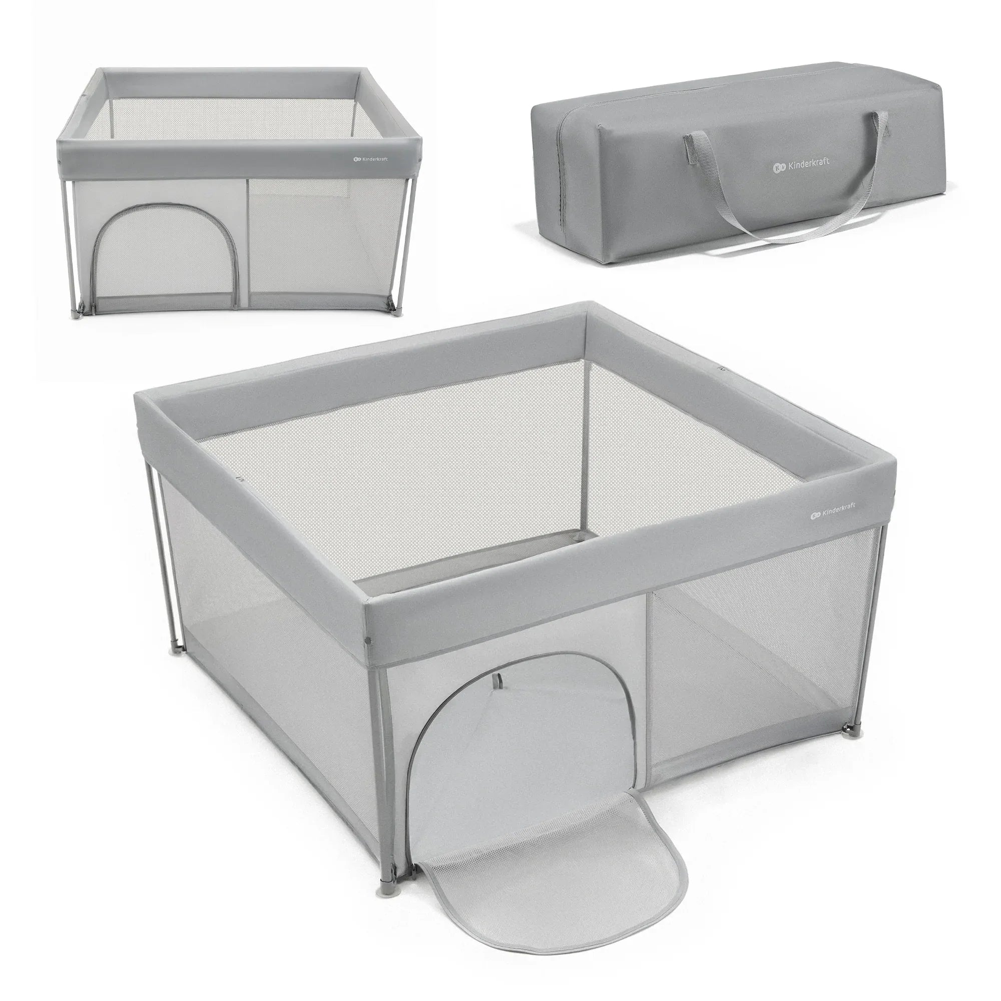 Kinderkraft ZIKI кошара за игра GREY by KinderKraft