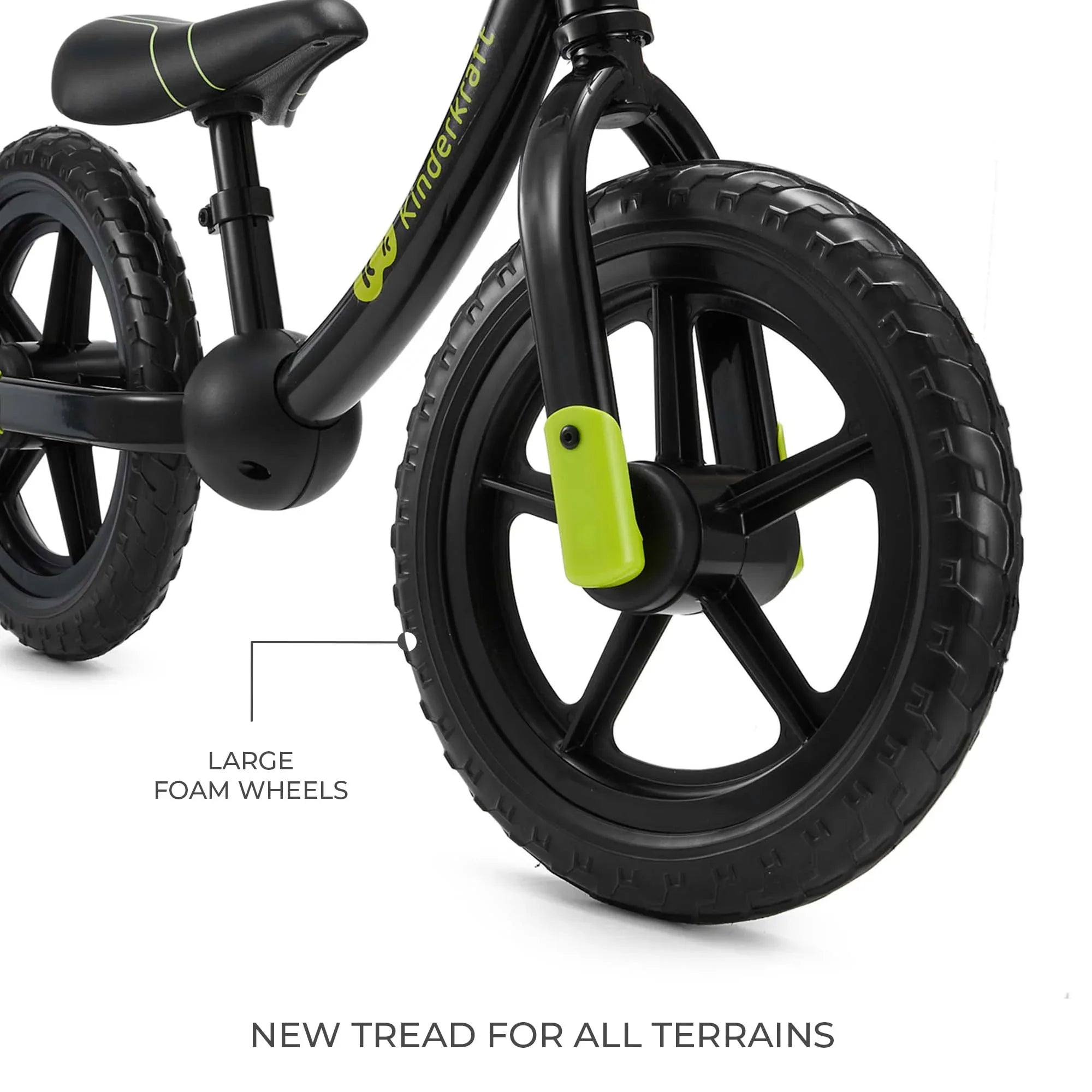 Kinderkraft колело за баланс 2WAY NEXT OFFROAD BLACK by KinderKraft