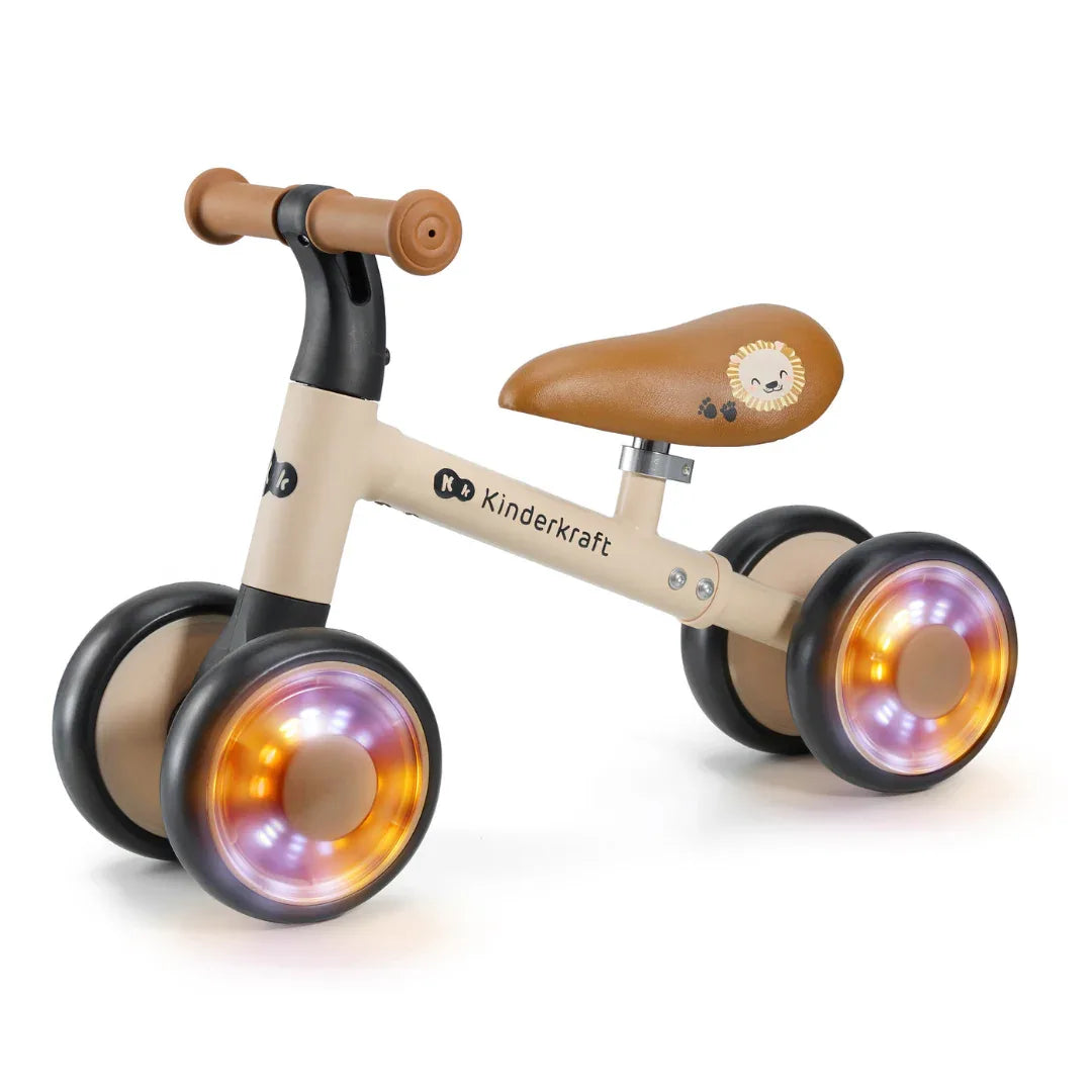 Kinderkraft CUTIE FLASH колело за баланс BEIGE by KinderKraft