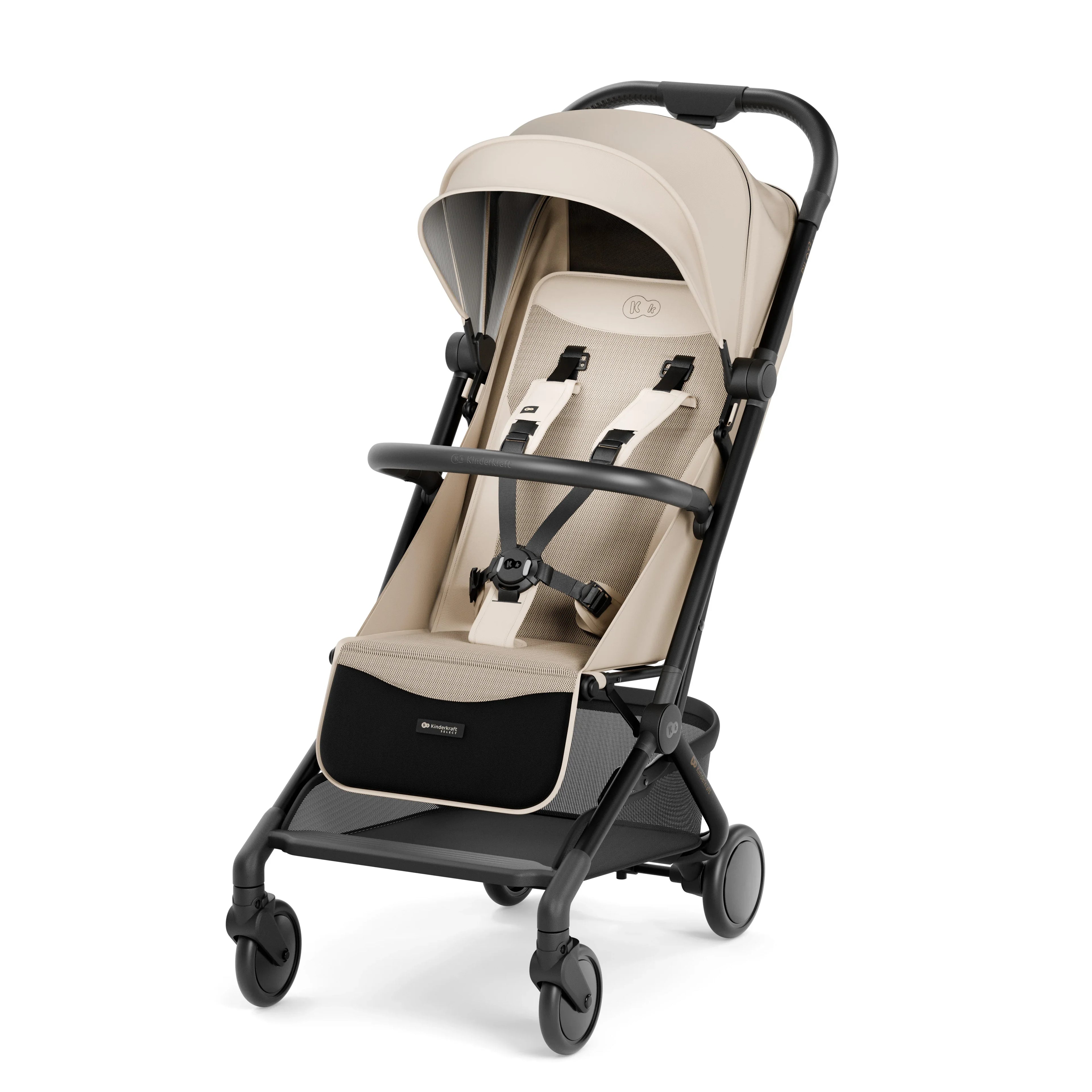KinderKraft PILOT 2 бебешка количка SOFT BEIGE by KinderKraft