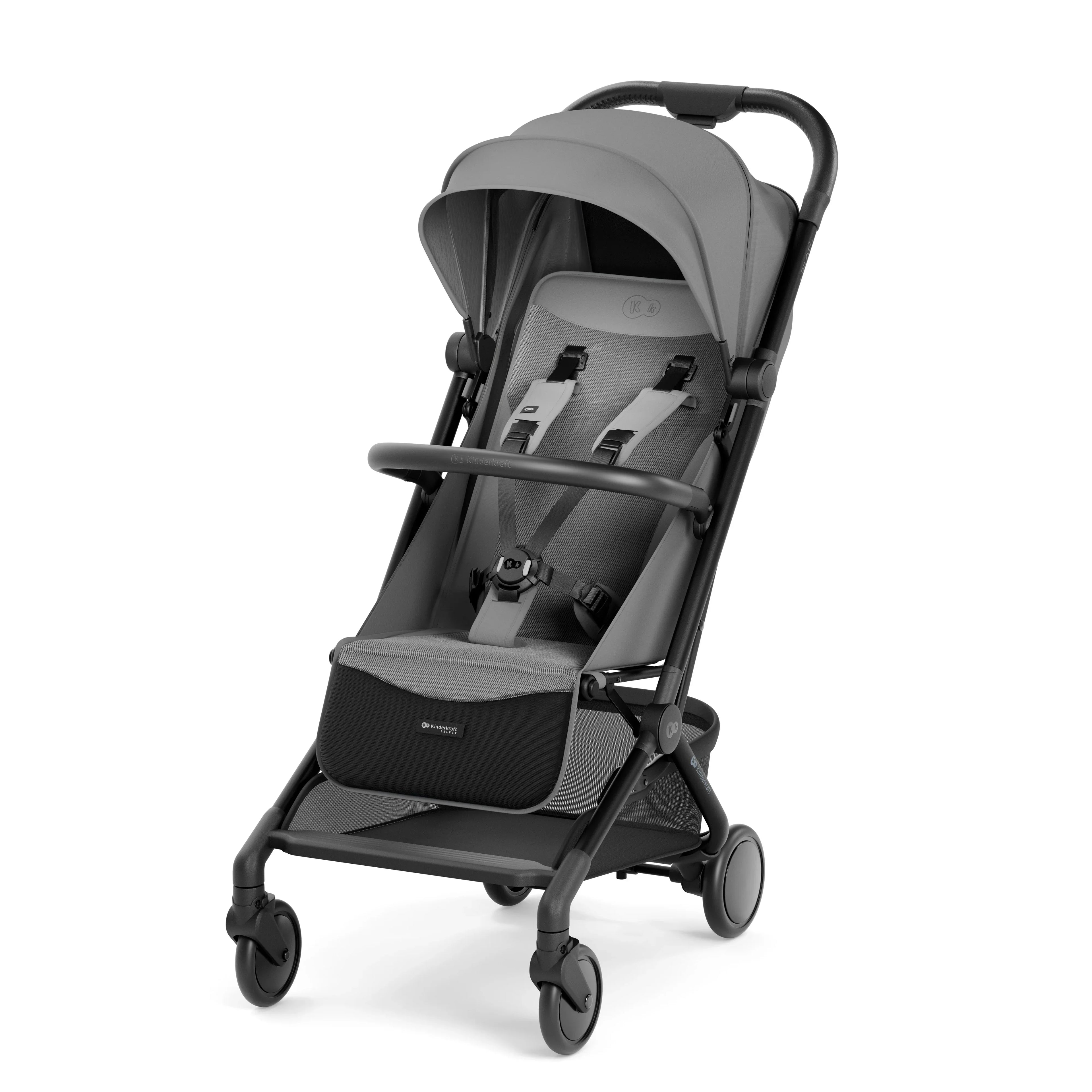 KinderKraft PILOT 2 бебешка количка PLATINUM GRAY by KinderKraft
