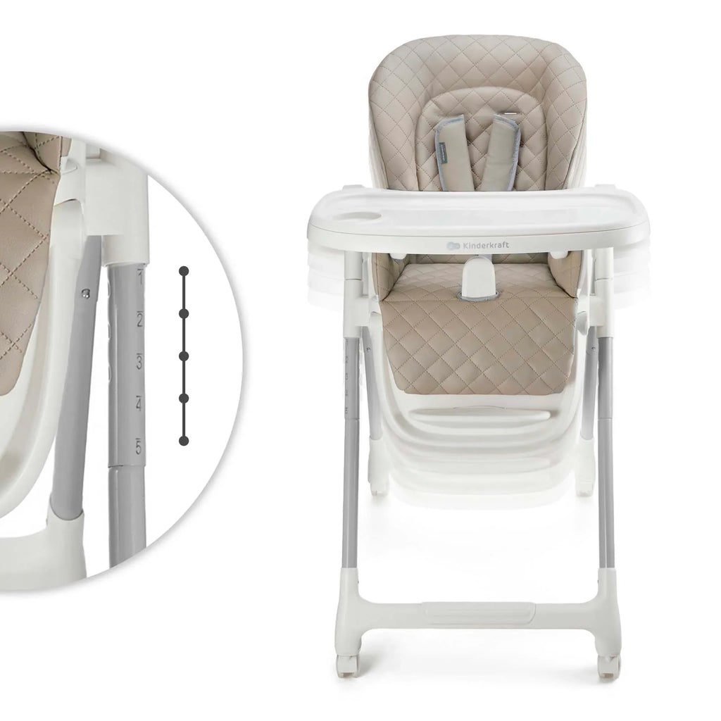Kinderkraft TULO столче за хранене BEIGE by KinderKraft