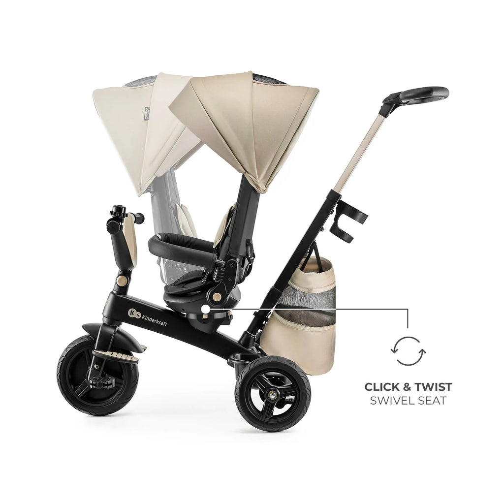KinderKraft EASYTWIST бежова триколка KREASY00BEG0000 by KinderKraft