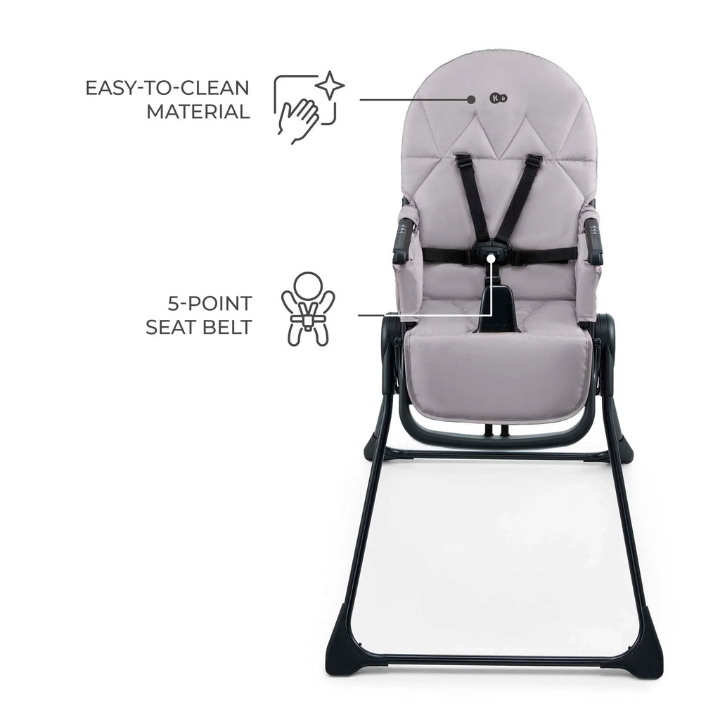 Kinderkraft BINCI столче за хранене GREY by KinderKraft