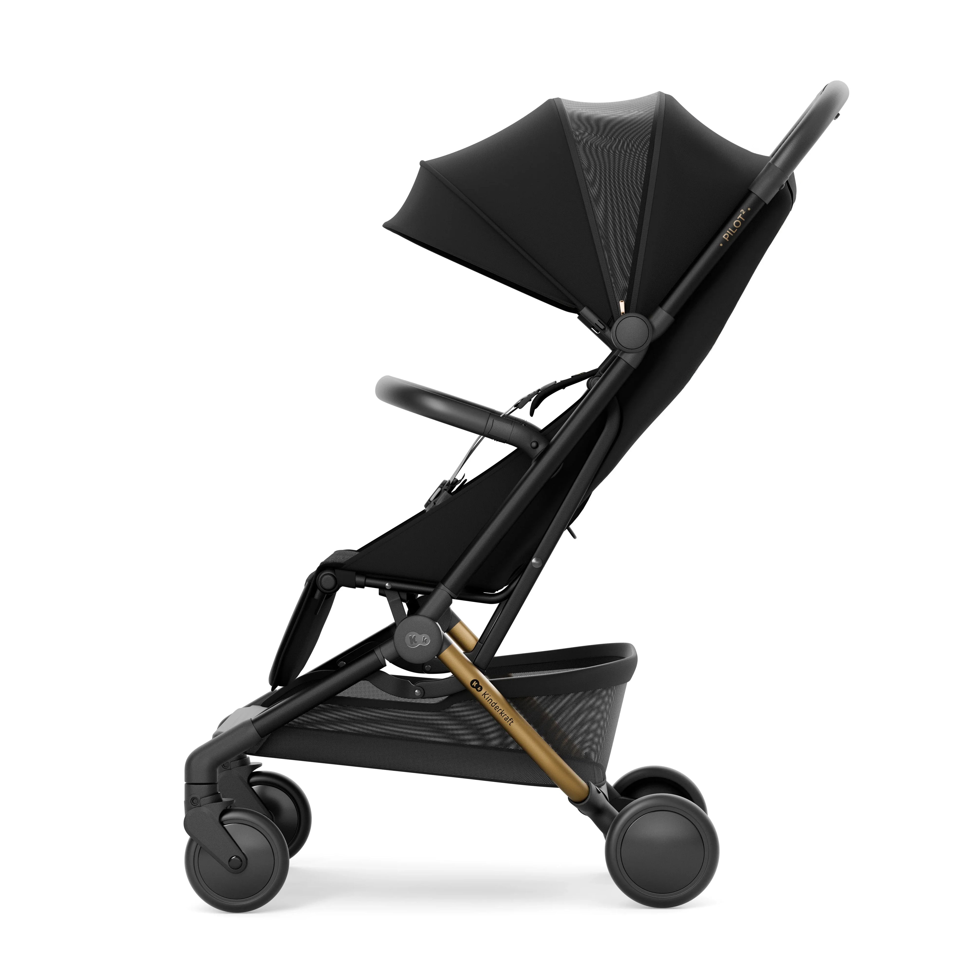KinderKraft PILOT 2 бебешка количка MIDNIGHT BLACK by KinderKraft