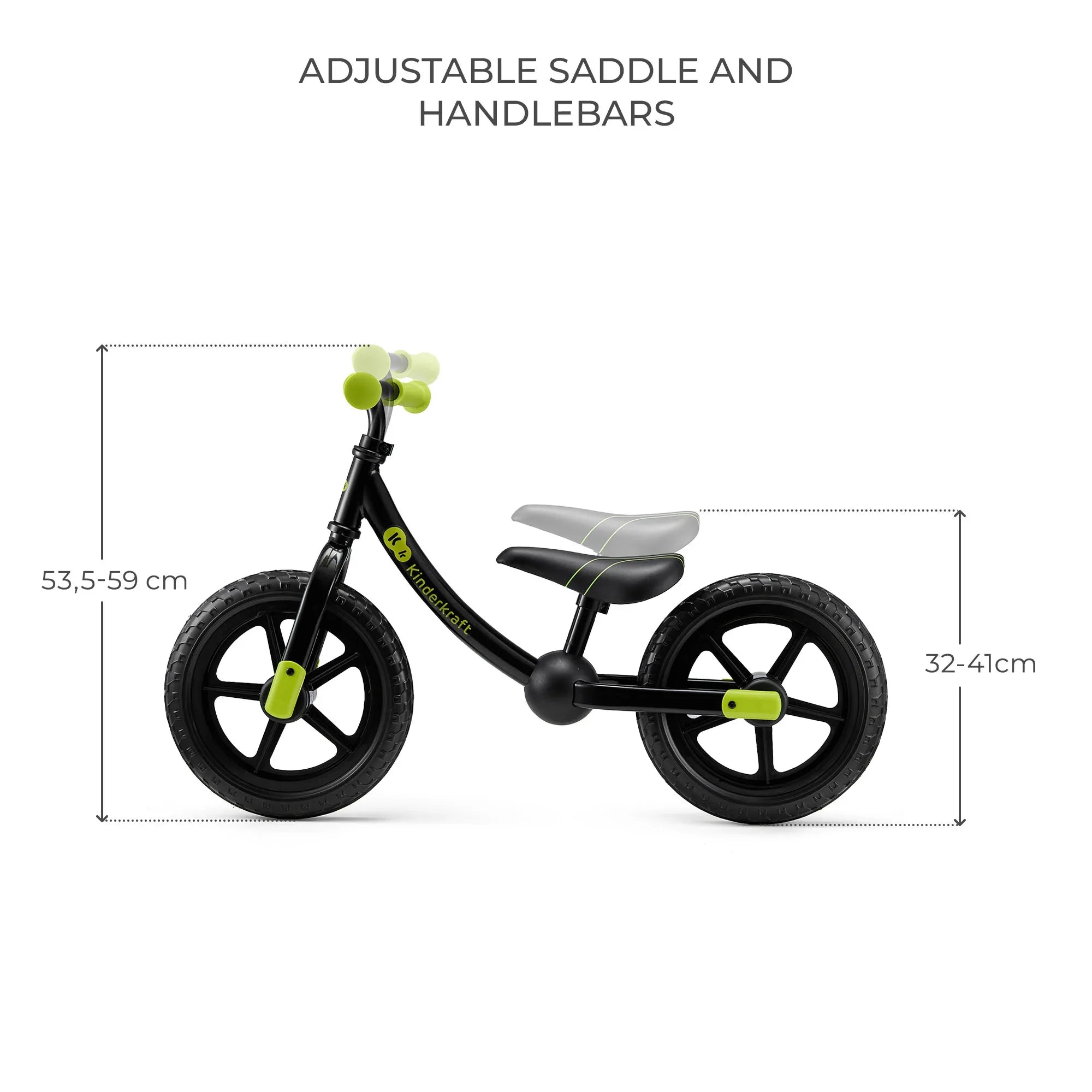 Kinderkraft колело за баланс 2WAY NEXT OFFROAD BLACK by KinderKraft