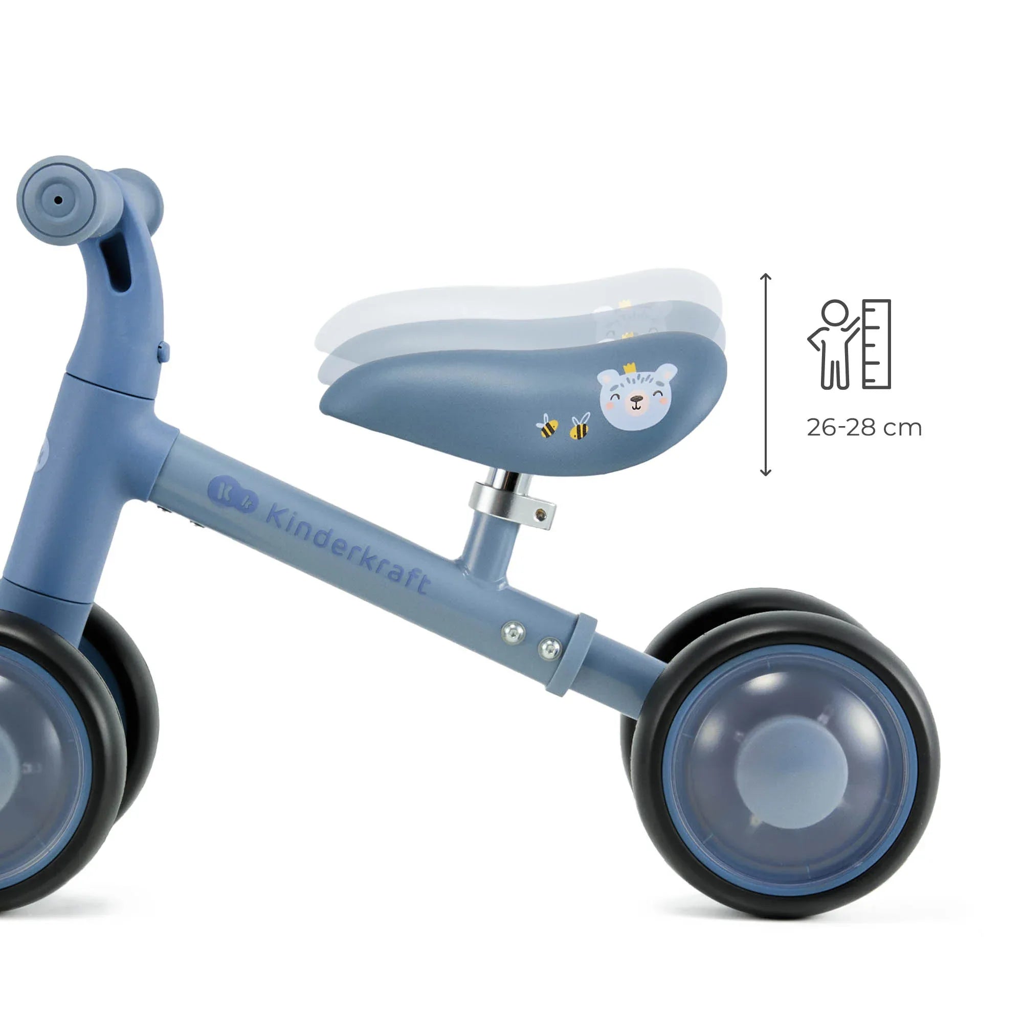 Kinderkraft CUTIE FLASH колело за баланс BLUE by KinderKraft
