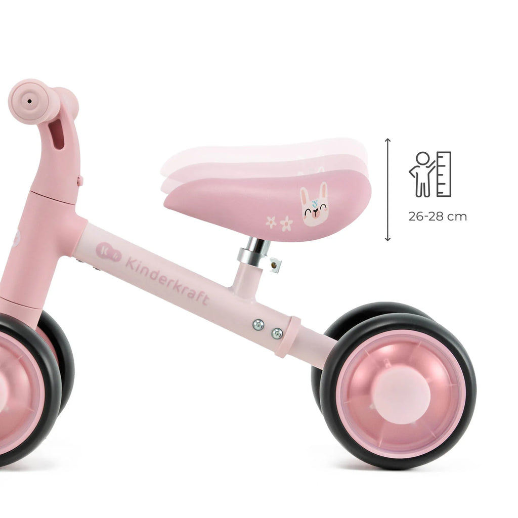Kinderkraft CUTIE FLASH колело за баланс PINK by KinderKraft