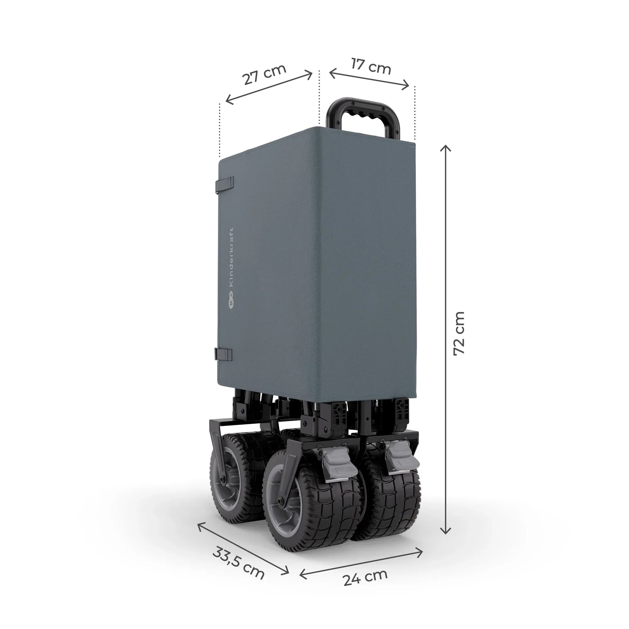 Kinderkraft Rollster сгъваема количка за деца ANTHRACITE by KinderKraft