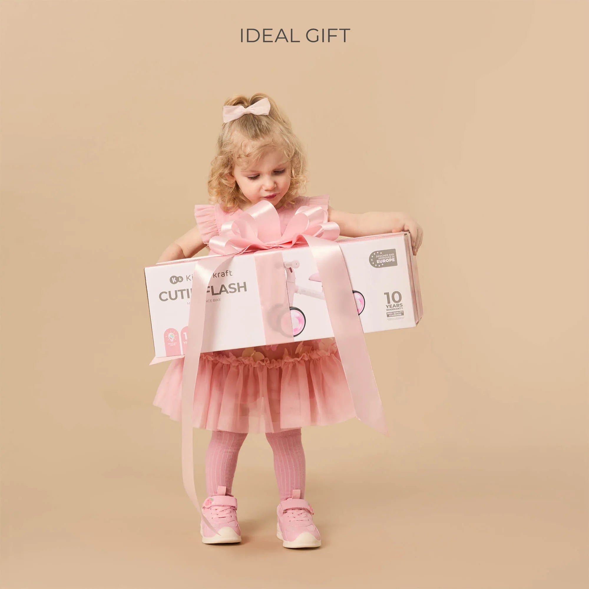 Kinderkraft CUTIE FLASH колело за баланс PINK by KinderKraft