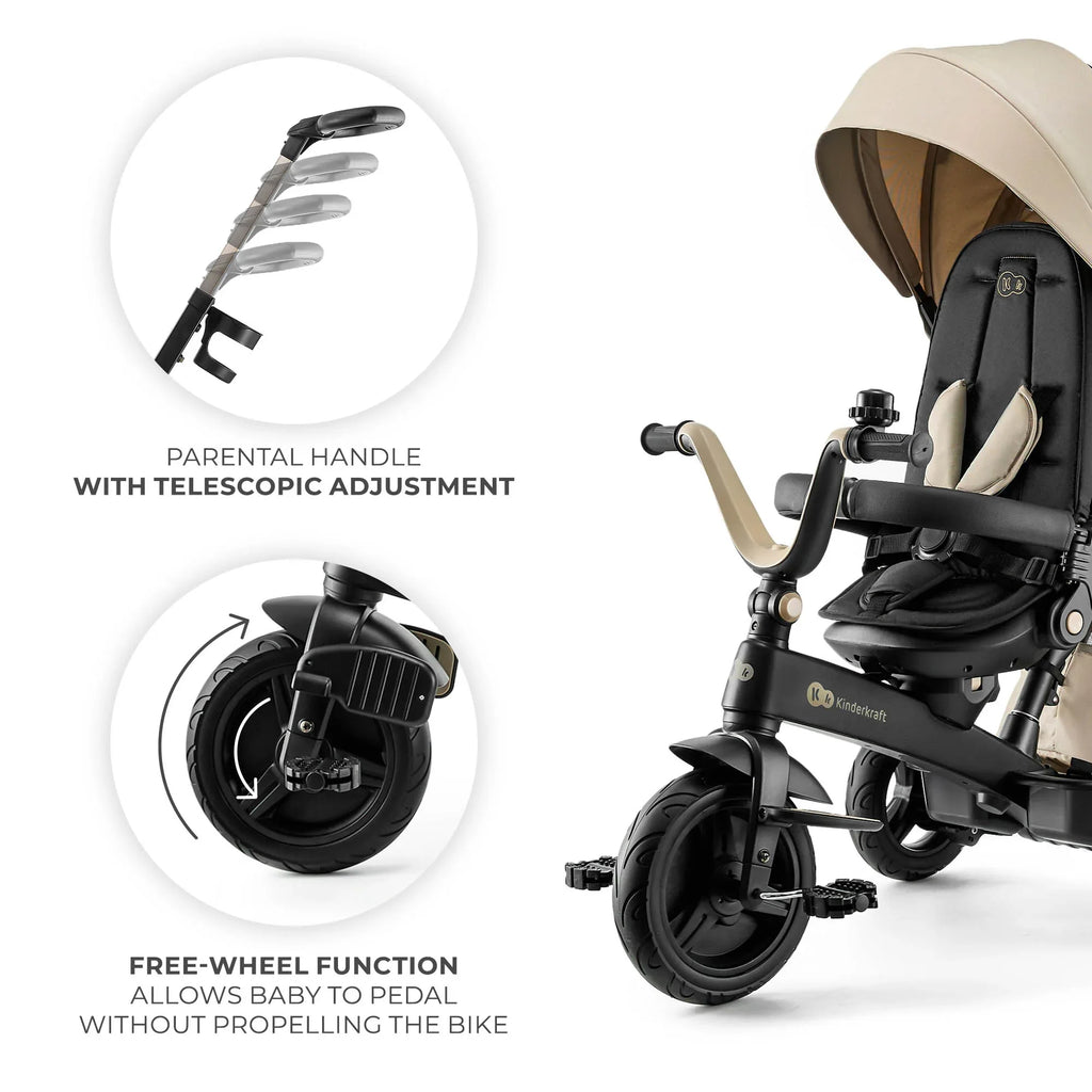 KinderKraft EASYTWIST бежова триколка KREASY00BEG0000 by KinderKraft