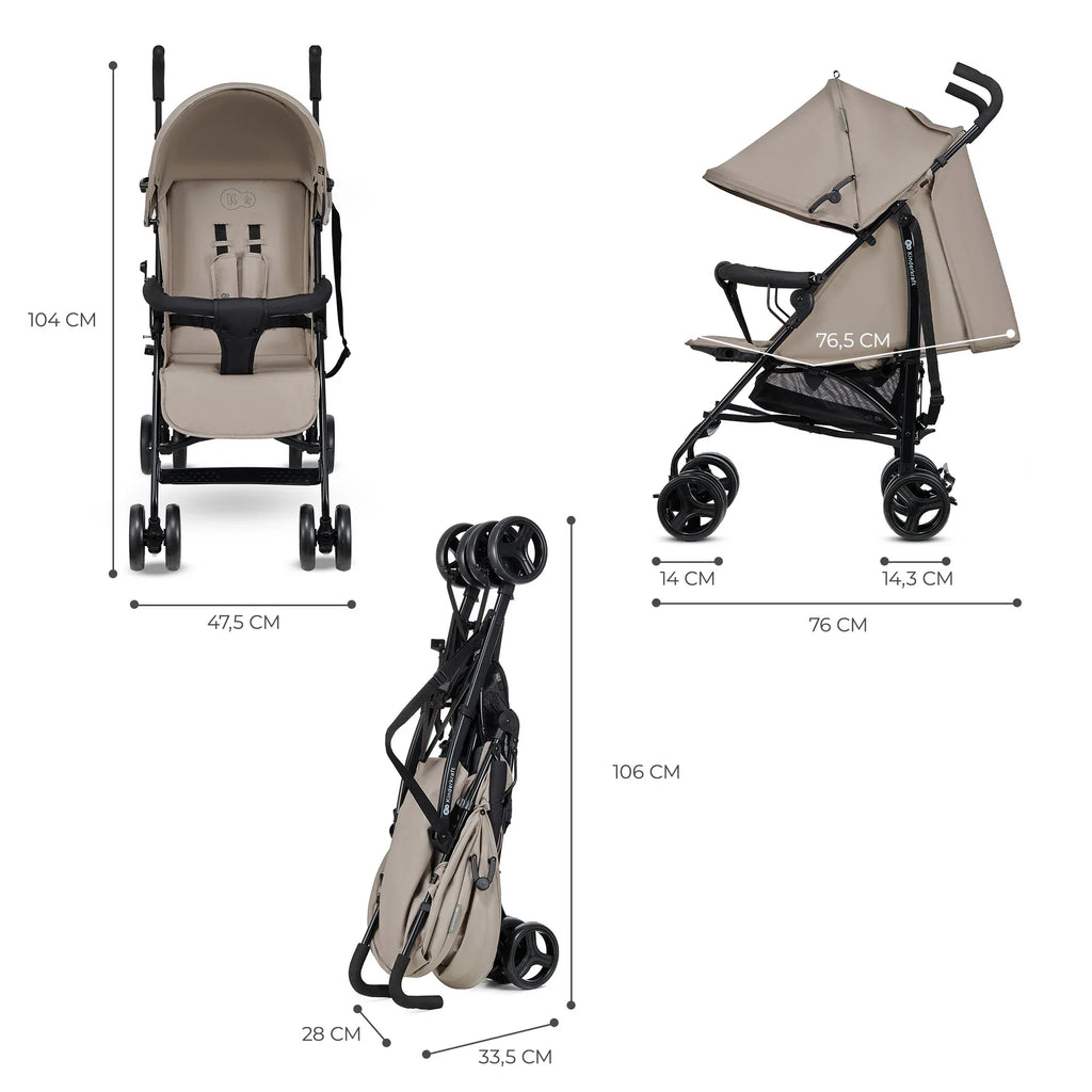 Kinderkraft бебешка количка TIK STONE BEIGE by KinderKraft