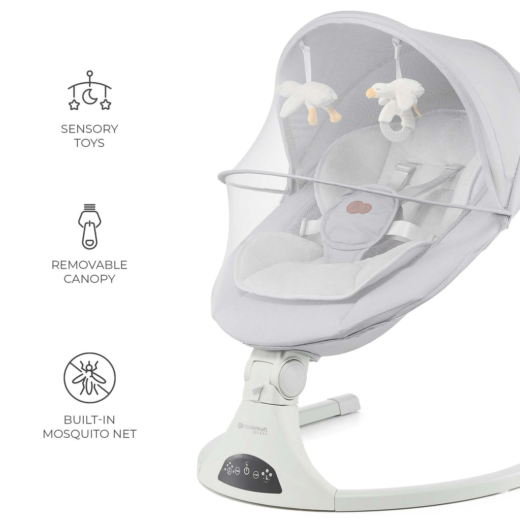 Kinderkraft TULSY шезлонг GREY by KinderKraft