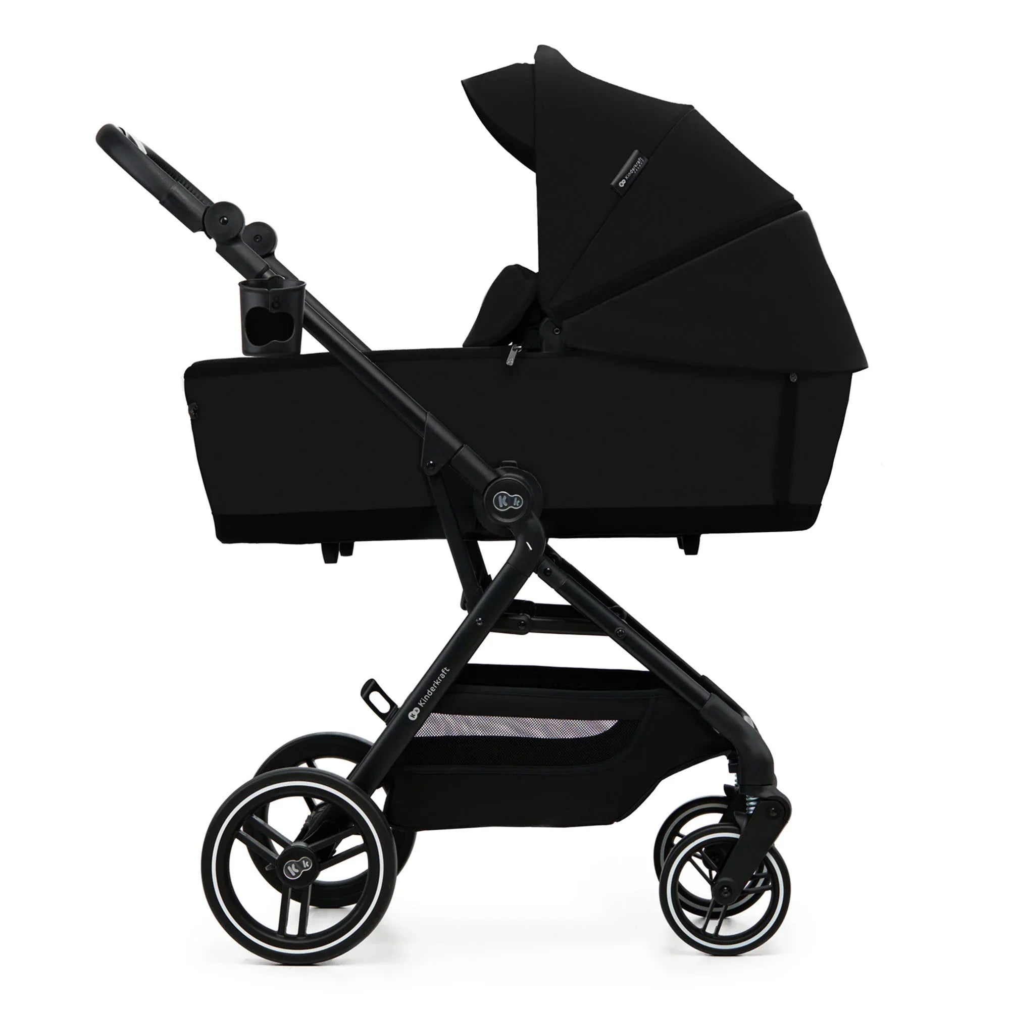 Kinderkraft YOXI бебешка количка 3в1 PURE BLACK by KinderKraft