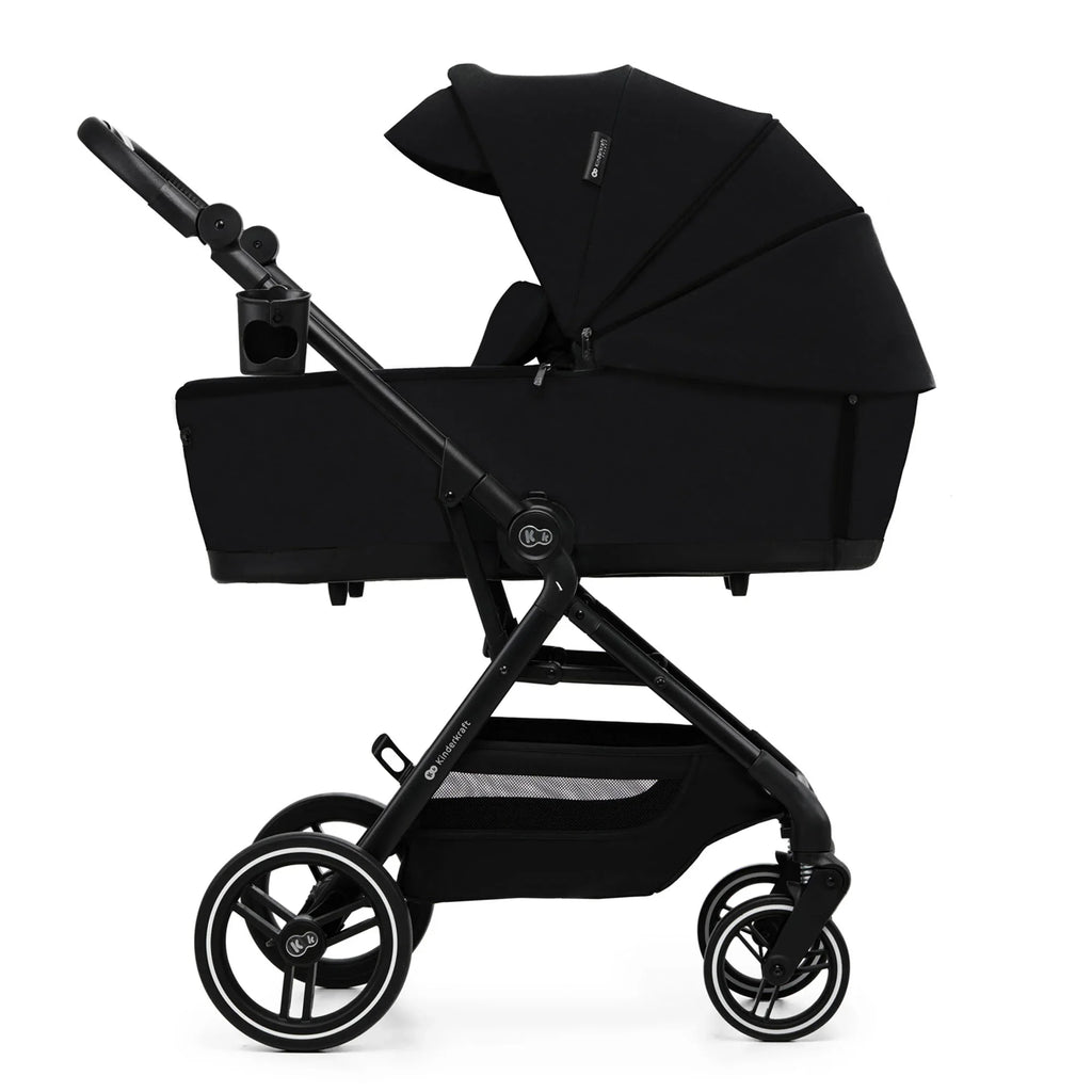 Kinderkraft YOXI бебешка количка 3в1 PURE BLACK by KinderKraft