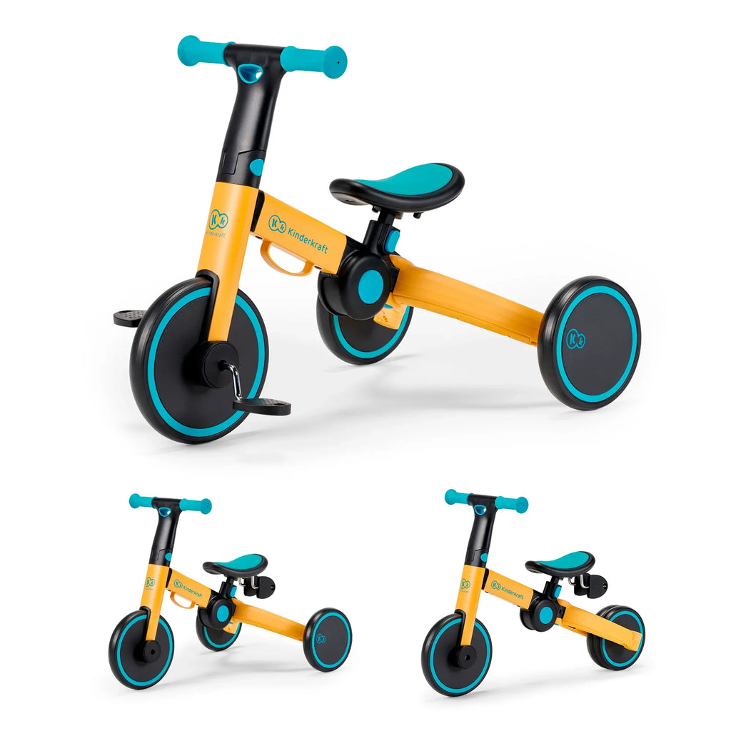 Kinderkraft триколка 3в1 4TRIKE yellow by KinderKraft
