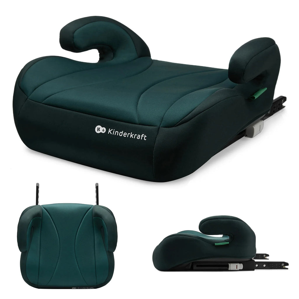 KinderKraft I-BOOST бустерна седалка за кола GREEN by KinderKraft