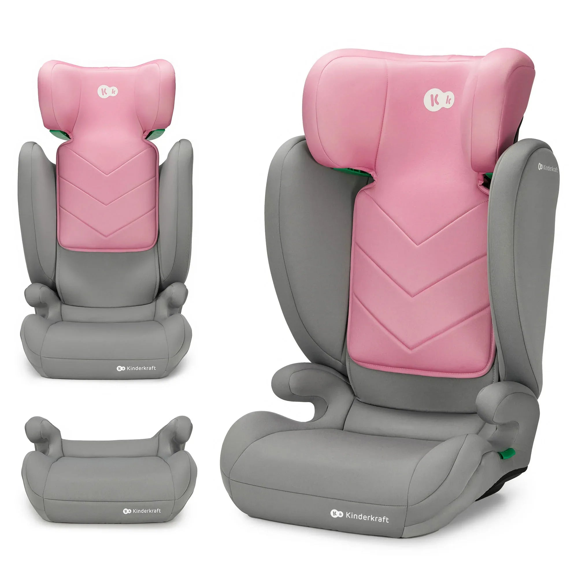 Kinderkraft I-SPARK столче за кола 100-150cm PINK by KinderKraft