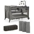 Kinderkraft JOY FULL 2 бебешка кошара с аксесоари DARK GREY by KinderKraft