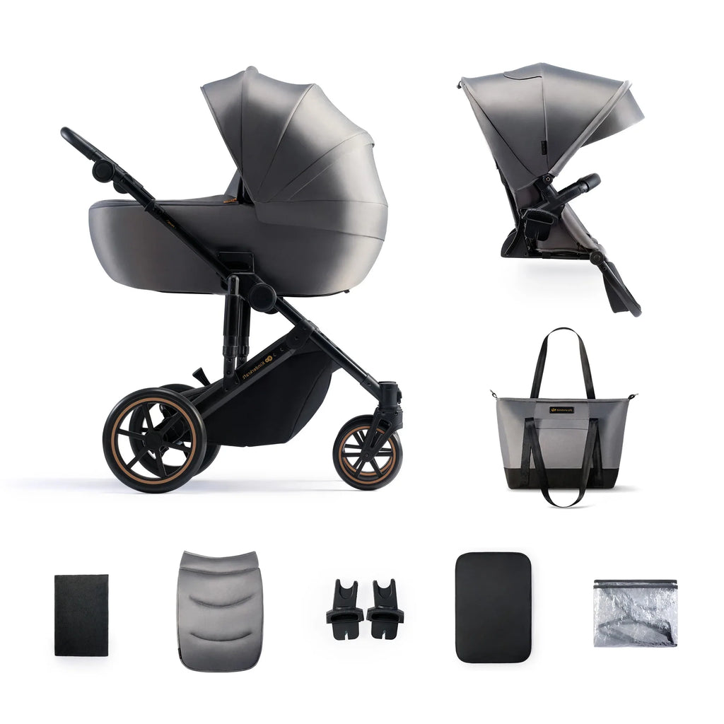 Kinderkraft Prime 2 бебешка количка 2в1 SHADOW GREY by KinderKraft