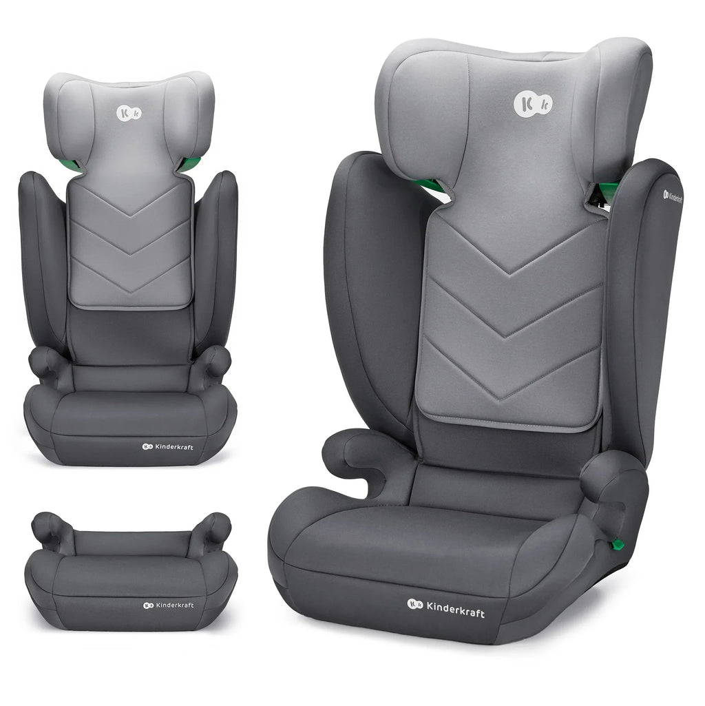 Kinderkraft I-SPARK столче за кола 100-150cm GREY by KinderKraft