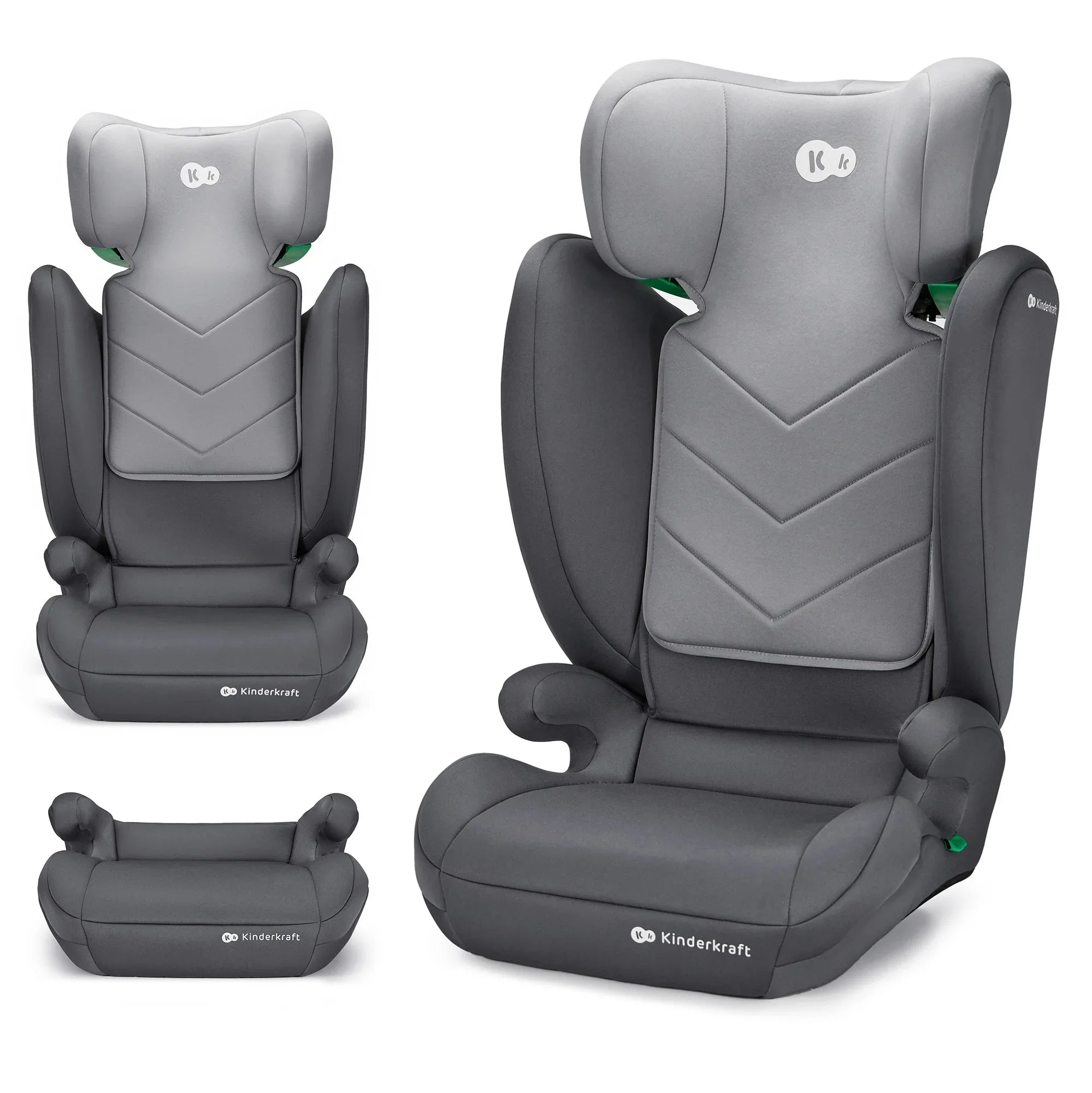 Kinderkraft I-SPARK столче за кола 100-150cm GREY by KinderKraft