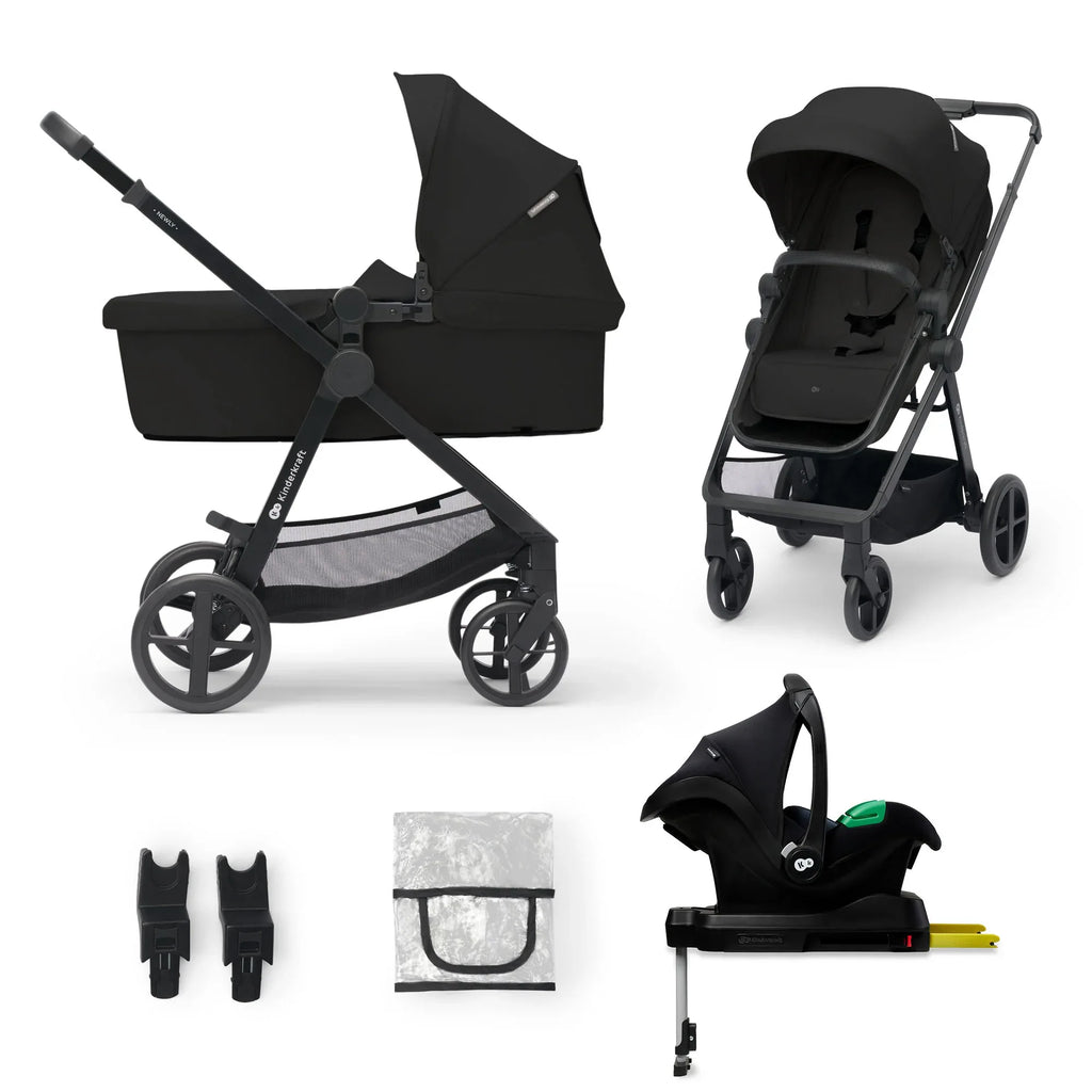 Kinderkraft NEWLY бебешка количка 4в1 CLASSIC BLACK by KinderKraft