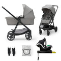 Kinderkraft NEWLY бебешка количка 4в1 MOONLIGHT GREY by KinderKraft