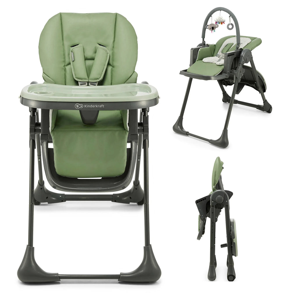 Kinderkraft TUMMIE столче за хранене GREEN by KinderKraft