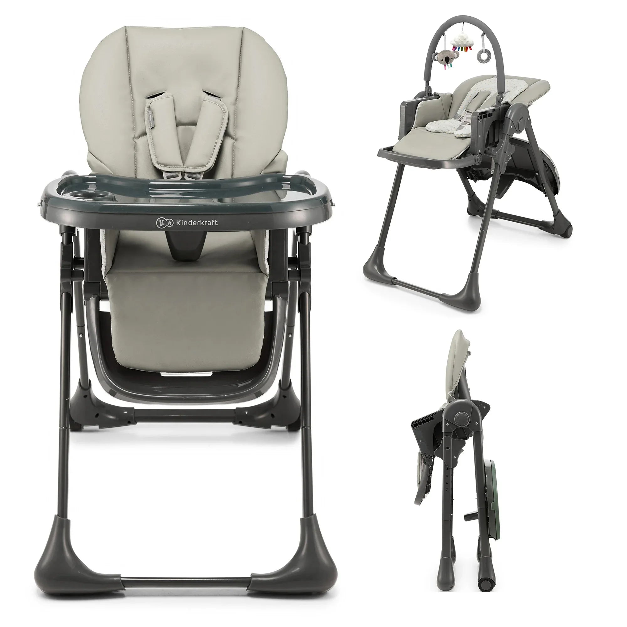Kinderkraft TUMMIE столче за хранене GREY by KinderKraft