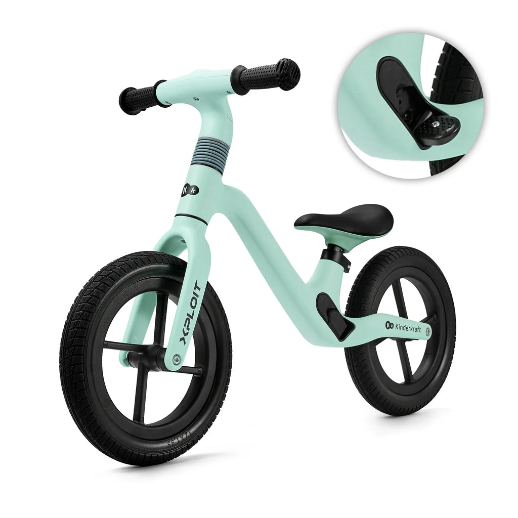 Kinderkraft XPLOIT колело за баланс TURQUOISE by KinderKraft