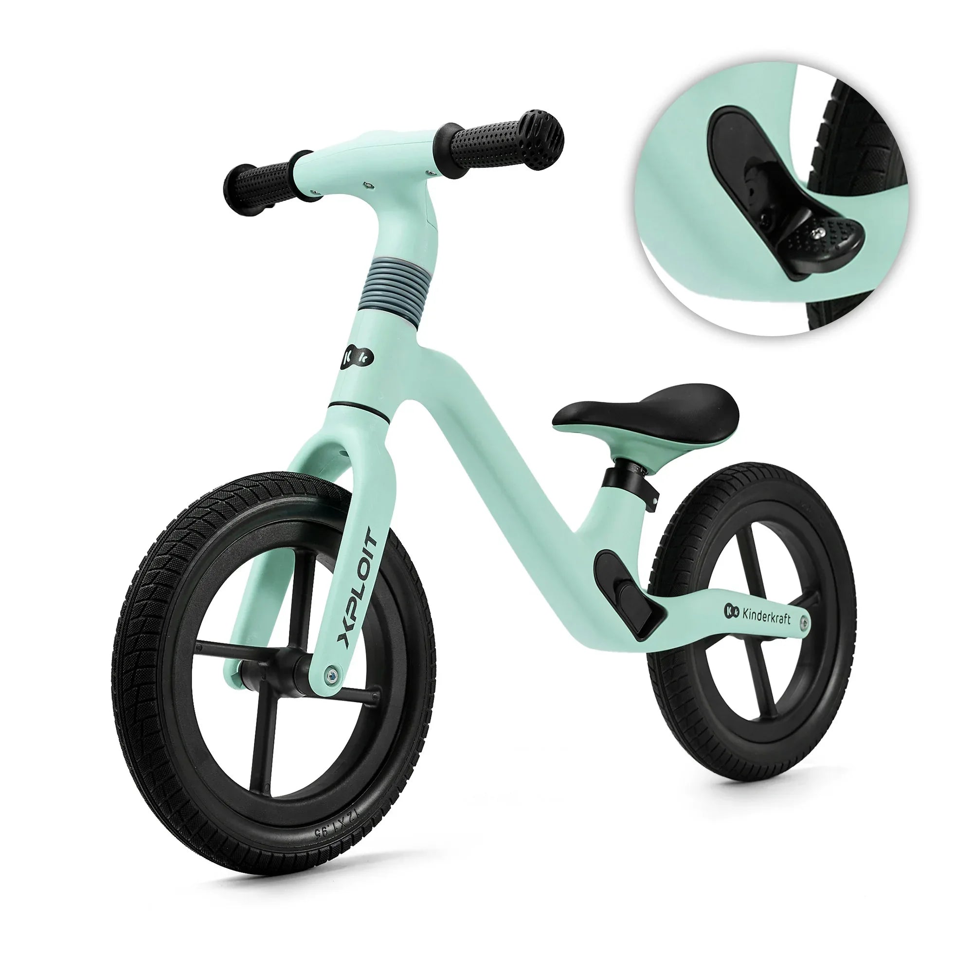 Kinderkraft XPLOIT колело за баланс TURQUOISE by KinderKraft