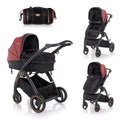 Д.КОЛИЧКА ADRIA BLACK&RED by Lorelli Premium