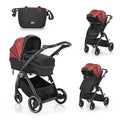 Д.КОЛИЧКА ADRIA BLACK&RED by Lorelli Premium