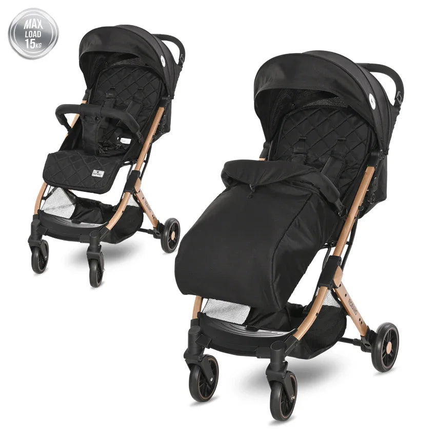 Д.КОЛИЧКА FIORANO BLACK+ПОКРИВАЛО by Lorelli Classic