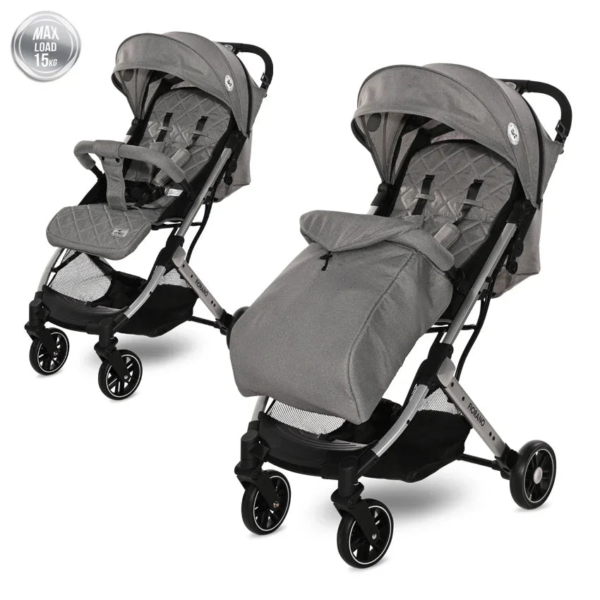 Д.КОЛИЧКА FIORANO DOLPHIN GREY+ПОКРИВАЛО by Lorelli Classic