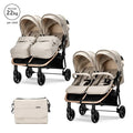 Д.КОЛИЧКА DUO BEIGE до 22 кг за близнаци by Lorelli Premium