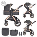 Д.КОЛИЧКА VIOLA BLACK 2в1 с трансформираща седалка by Lorelli Premium