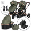 Д.КОЛИЧКА BOSTON LODEN GREEN+АДАПТОРИ by Lorelli Premium