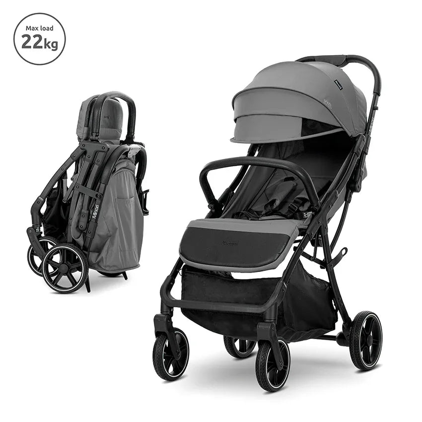 Д.КОЛИЧКА MINORI GREY до 22 кг АВТОМАТИЧНО СГЪВАНЕ by Lorelli Premium