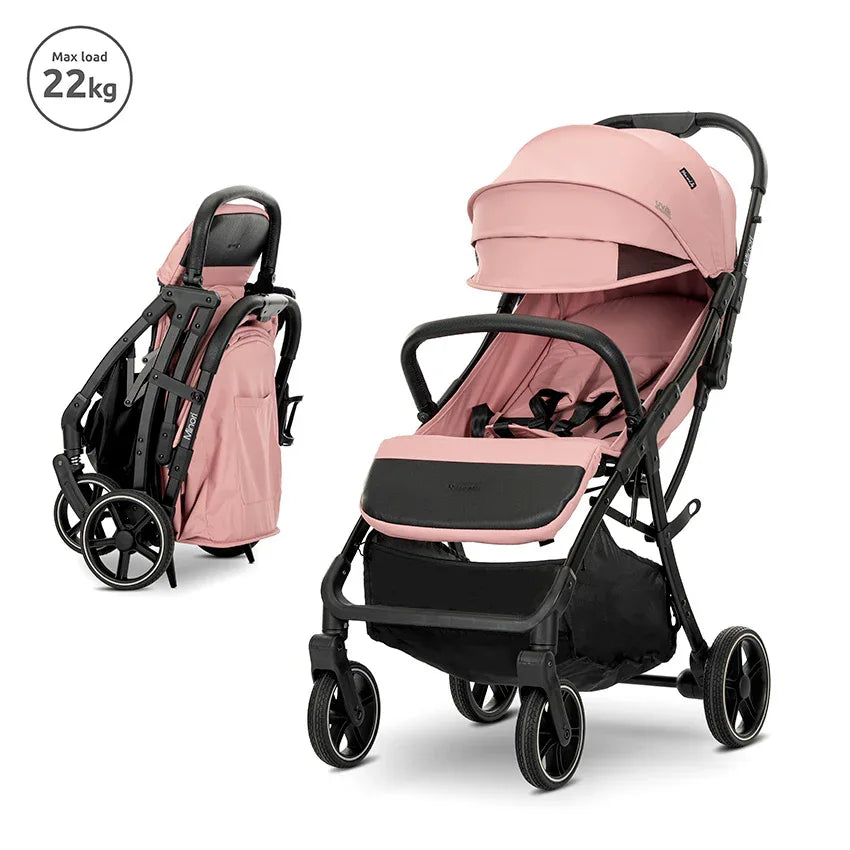 Д.КОЛИЧКА MINORI PINK до 22 кг АВТОМАТИЧНО СГЪВАНЕ by Lorelli Premium