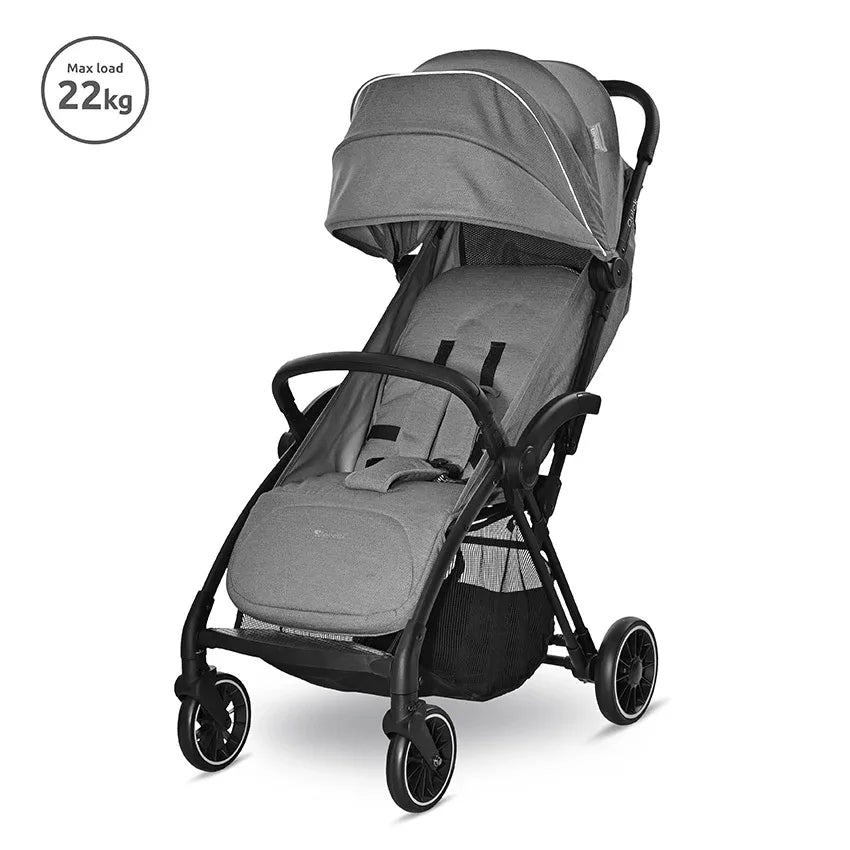 Д.КОЛИЧКА QUICK до 22 кг АВТОМАТИЧНО СГЪВАНЕ GREY by Lorelli Premium