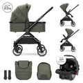 Д.КОЛИЧКА REYA 3in1 GREEN с реверсивна дръжка by Lorelli Premium