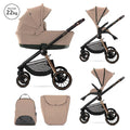 Д.КОЛИЧКА BIANCA BEIGE WARM 2 В 1 до 22кг + АДАПТО by Lorelli Premium