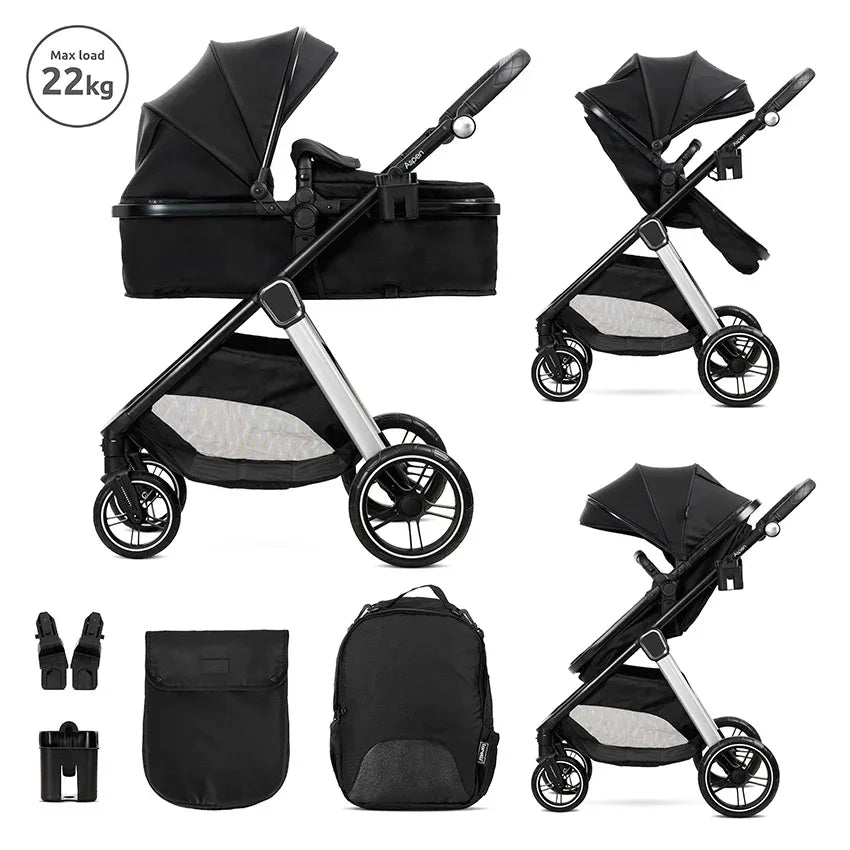 Д.КОЛИЧКА ASPEN BLACK 2в1 до 22кг с трансформираща by Lorelli Premium