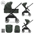 Д.КОЛИЧКА REYA 2in1 GREEN до 22 кг кош за новороде by Lorelli Premium