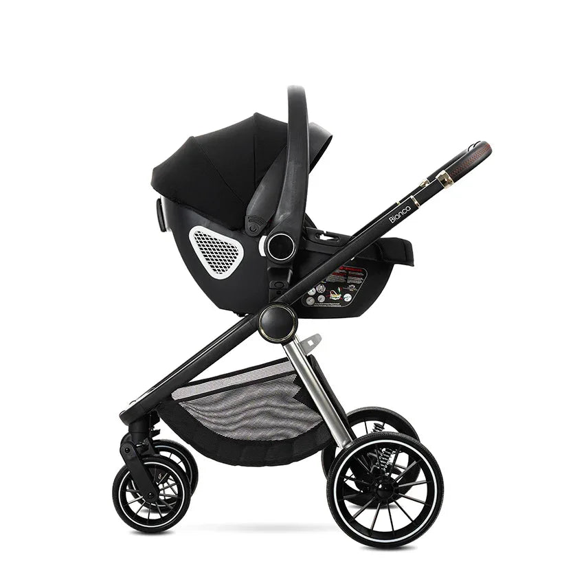 Д.КОЛИЧКА BIANCA GREY 3 В 1 до 22кг с кош за новор by Lorelli Premium