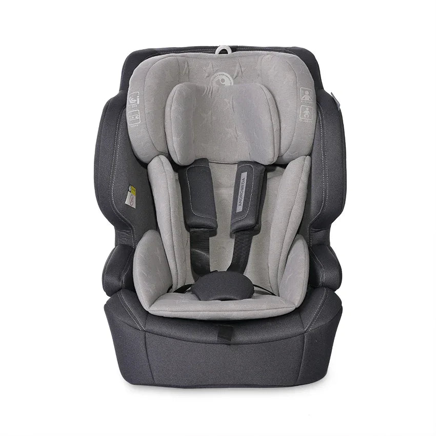 СТОЛ ЗА КОЛА ANDROMEDA ISOFIX 76-150CM GREY STARS by Lorelli Premium
